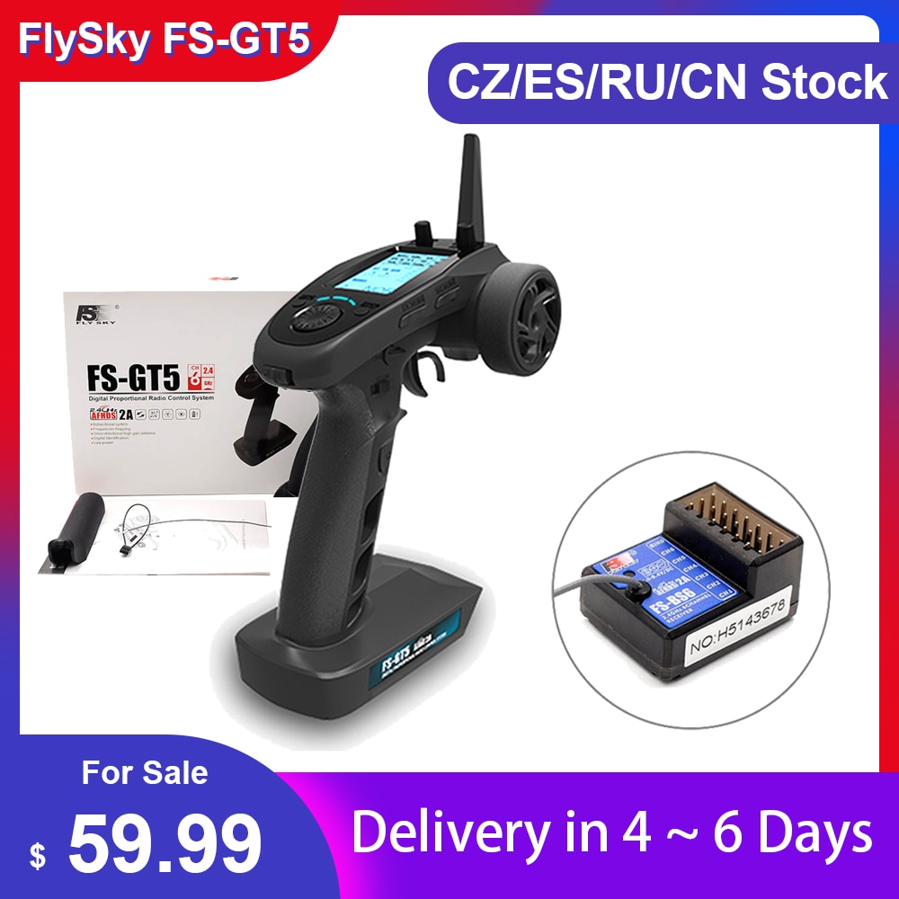 FlySky FS-GT5 2.4G 6CH AFHDS RC ۽ű 20  ..